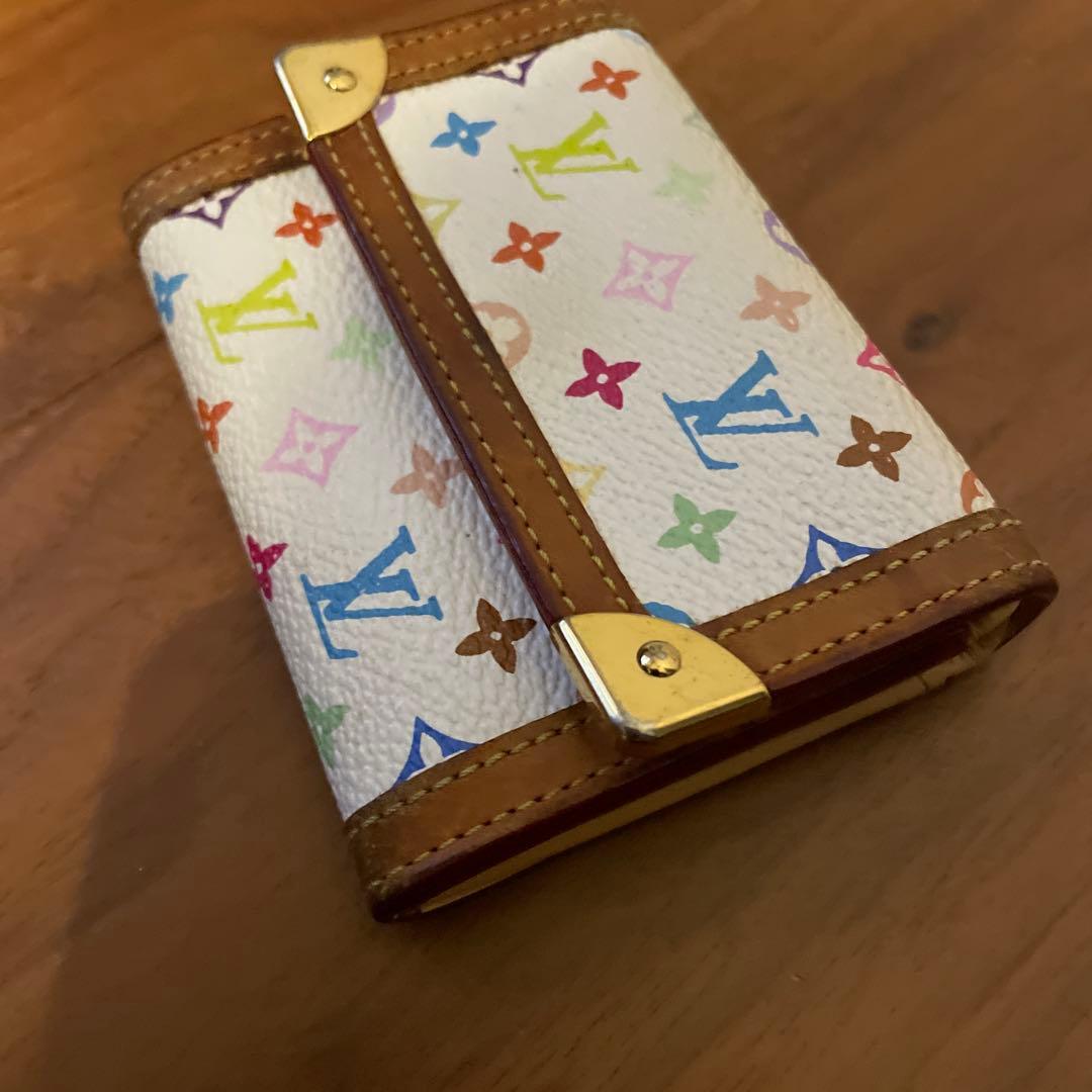louis vuitton マルチカラー　小銭入れ　ミニ財布　ヴィトン
