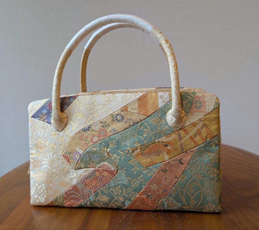 新品和装利休バッグ　あらいそ名物裂　お茶会フォーマル　定価5万9千円　1202