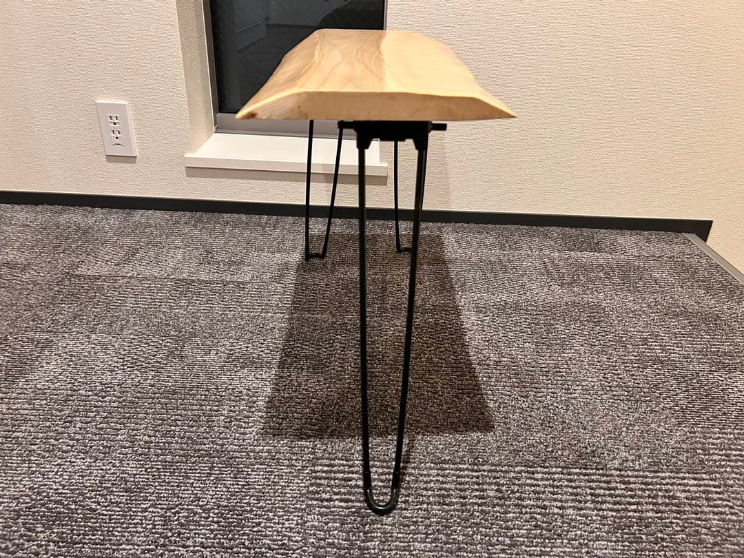 国産栓の木 折りたたみ机 一枚板 ハンドメイド