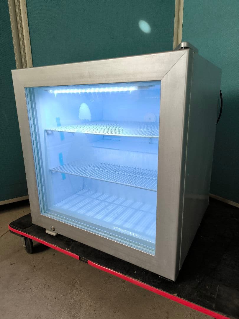 ディスプレイ冷凍庫 55L LEDライト ガラス扉 前開きフリーザー 　SD55