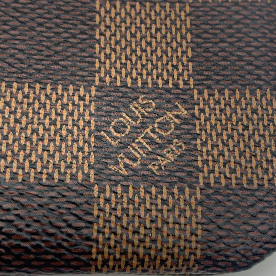 LOUIS VUITTON ダミエ ポシェット クレ キーリング付