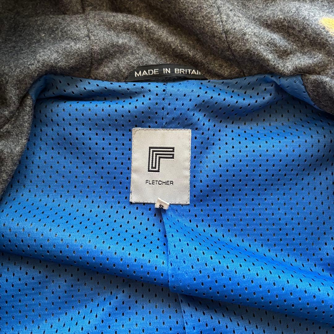 FLETCHER UK 2000年 フード付きグレーコート