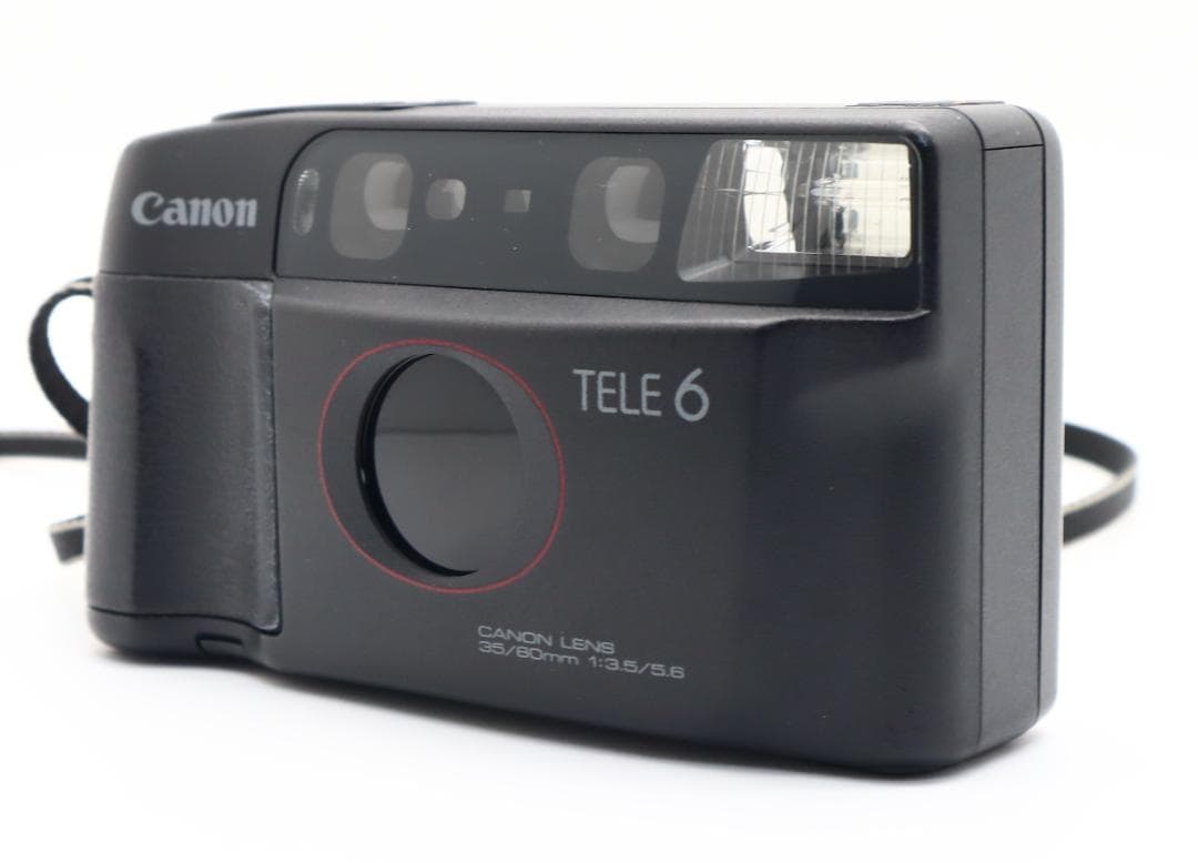 □完動品 Canon Autoboy TELE6 フィルムカメラ動作確認済み