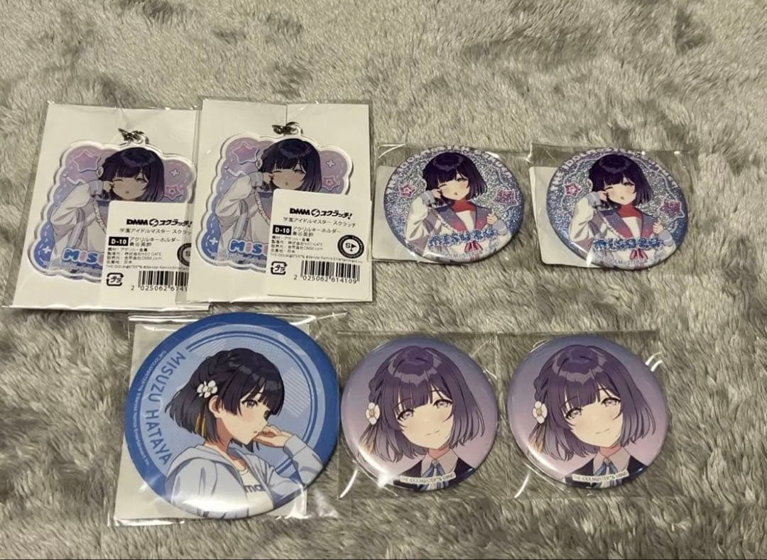 学園アイドルマスター 秦谷美鈴 アクリルキーホルダー 缶バッジ - メルカリ