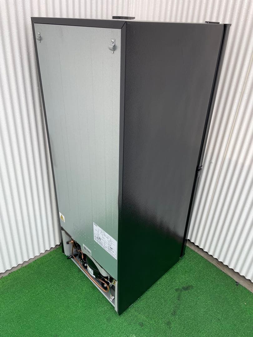 876 アイリスオーヤマ 2ドア冷蔵庫 右開き ブラック 一人暮らし 単身