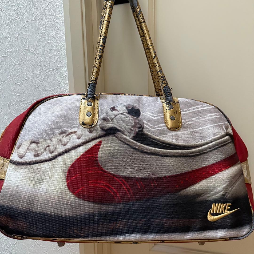 ジャンク品 NIKE ナイキ ボストンバッグ 赤 コルテッツ レア