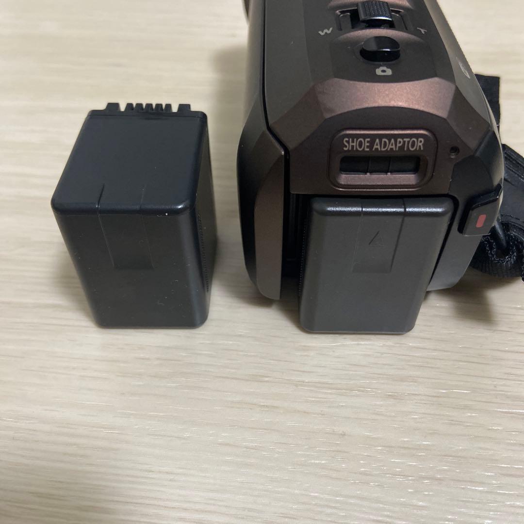 【美品】Panasonic VX992MS 4Kビデオカメラ 互換バッテリー付き