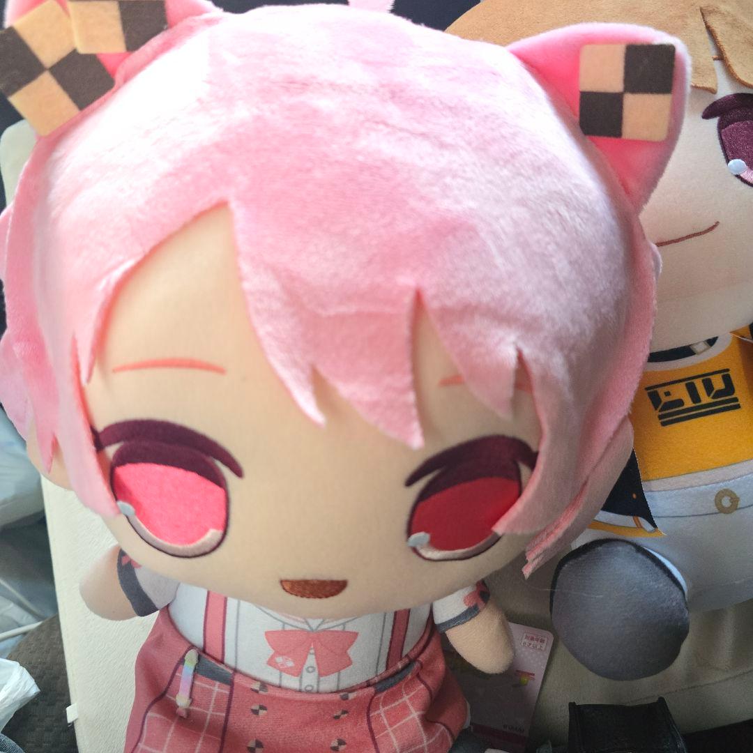 カラフルピーチ 2点セット のあ えと おおきなBIGぬいぐるみ - メルカリ