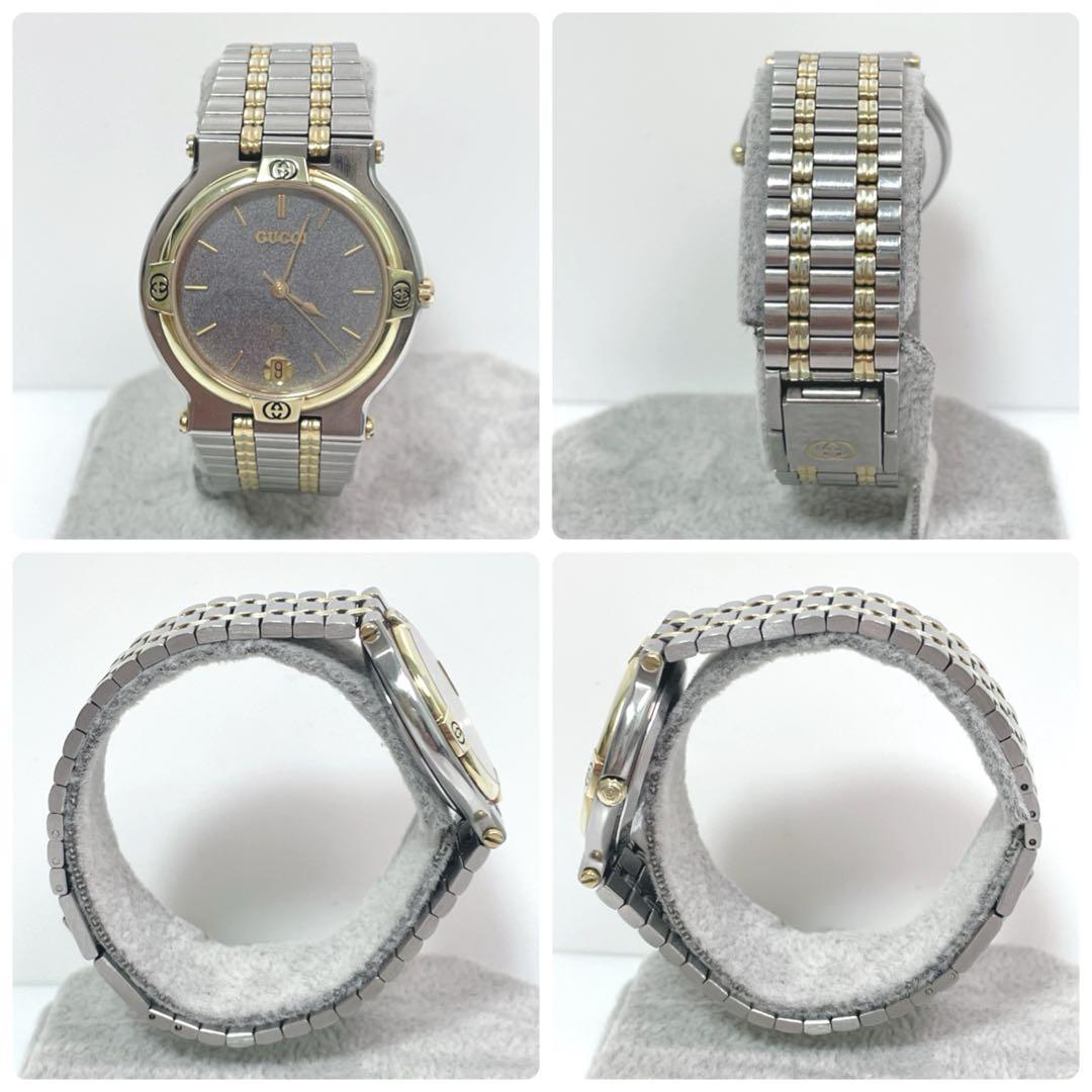 [極上品]GUCCI 9000M 腕時計 ケース グッチ 新品電池 保証書