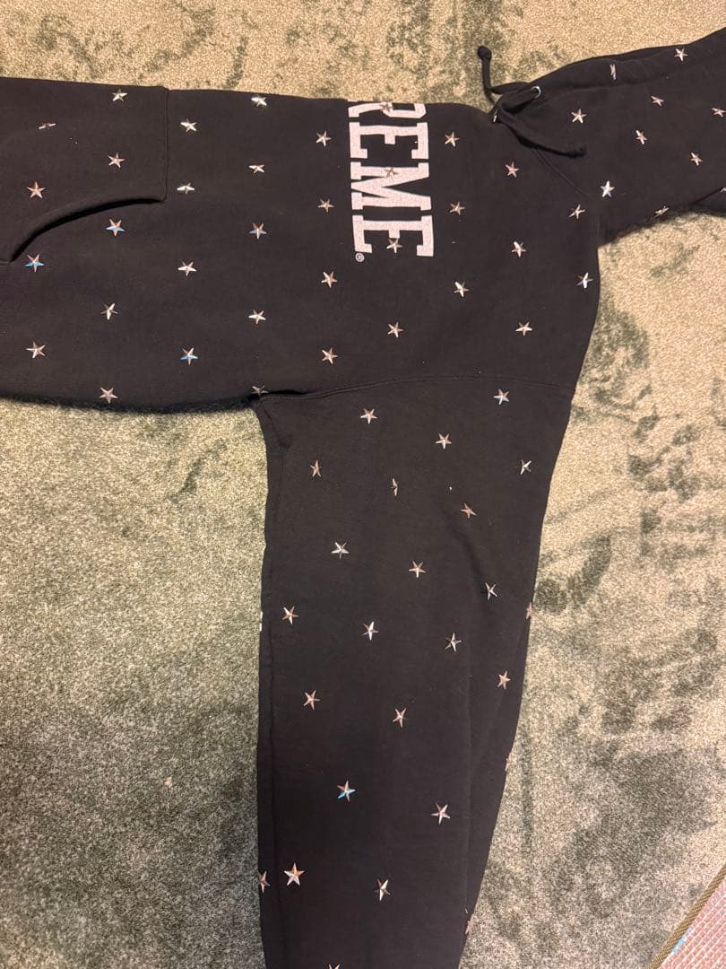 トップス SUPREME Stars Studded Hooded