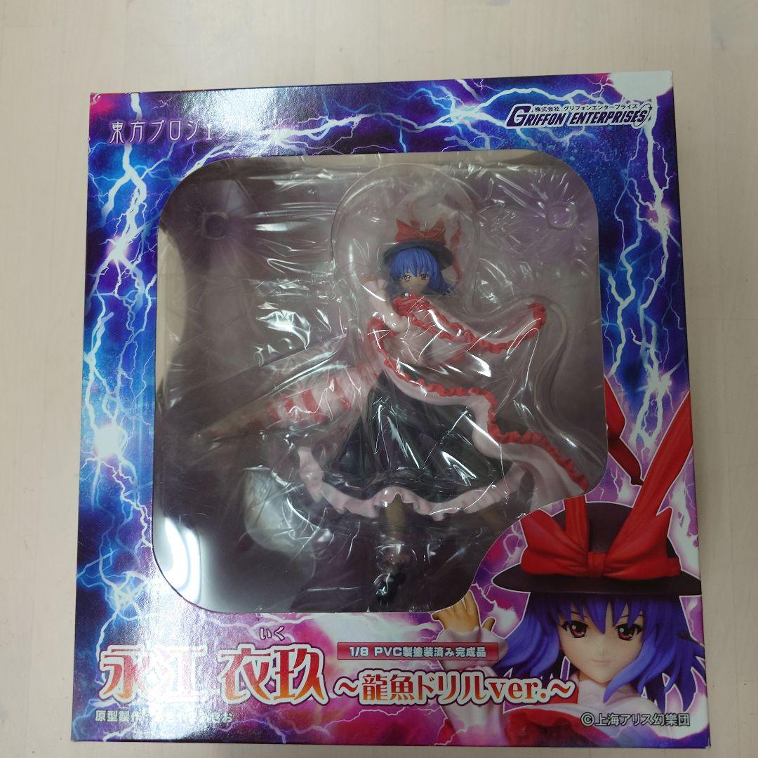 美しき緋の衣 永江衣玖 ～龍魚ドリルver.～ 未開封品 東方プロジェクト 永江衣玖 -龍魚ドリルver.- 1/8 完成品フィギュア