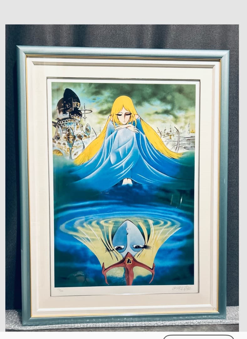 松本零士1000年女王「伝説の環」シルクスクリーン直筆サイン版画 銀河鉄道999 松本零士1000年女王「伝説の環」シルクスクリーン直筆サイン版画 銀河