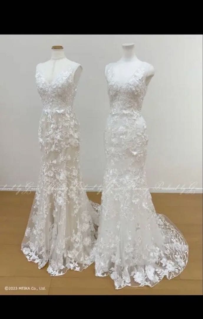 ウェディングマーメイドドレス（ホワイト）