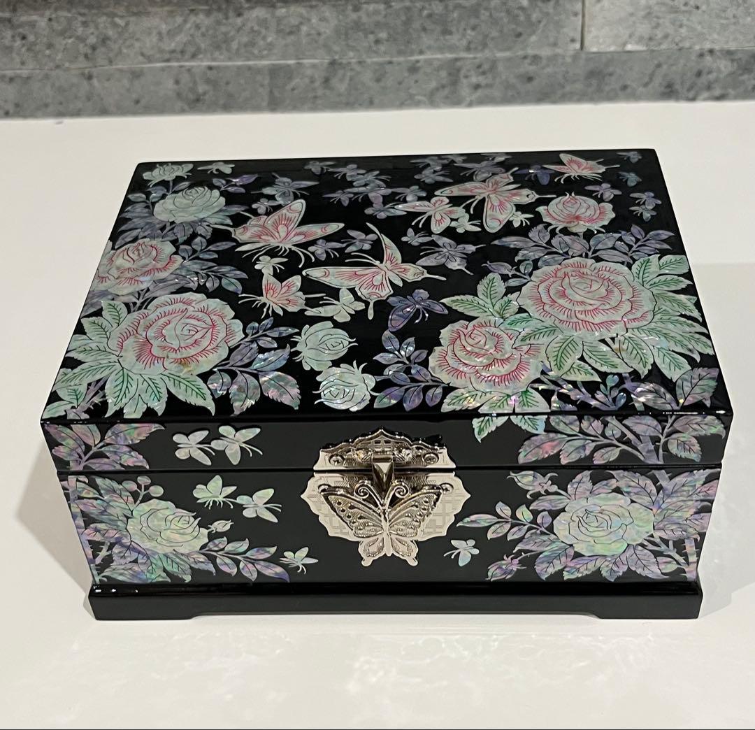 韓国伝統工芸 螺鈿細工 ジュエリーボックス 韓国伝統工芸 螺鈿細工