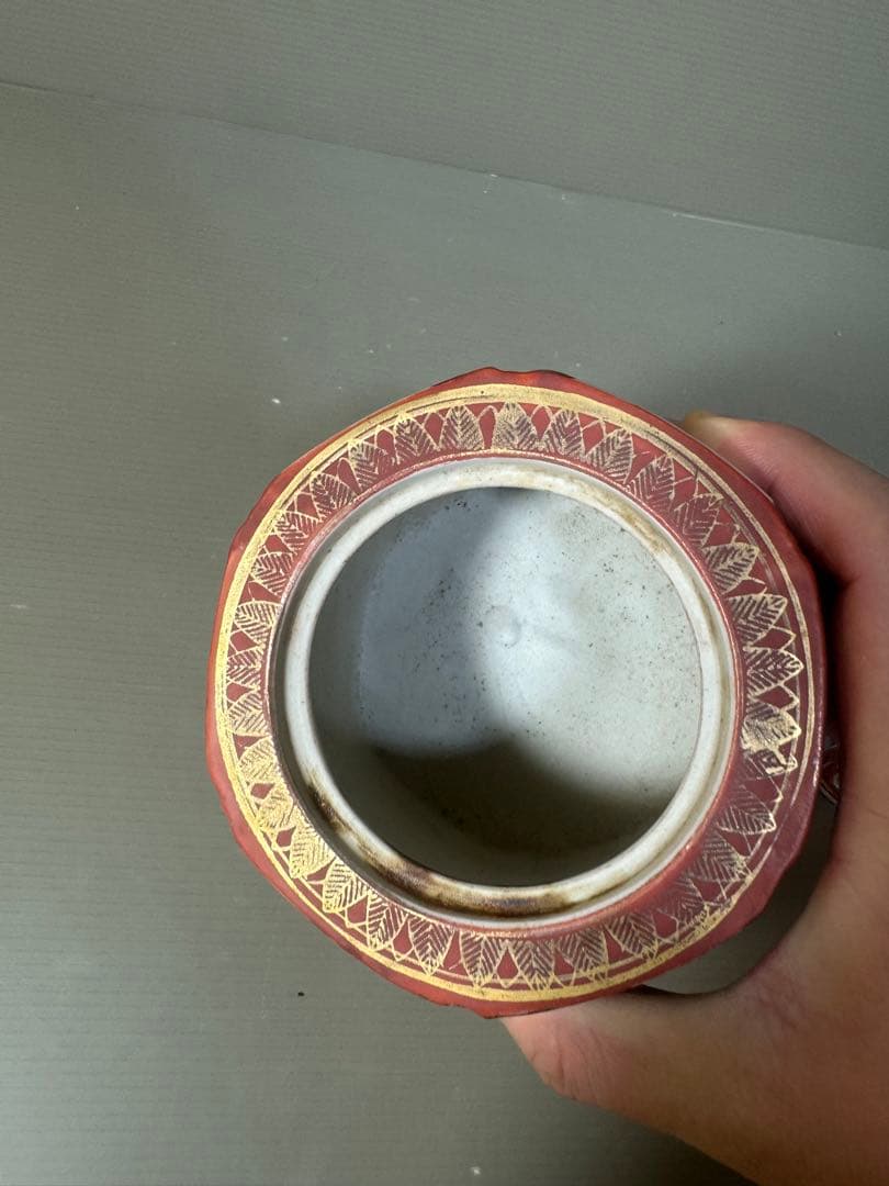 2477 九谷焼 庄三 香炉