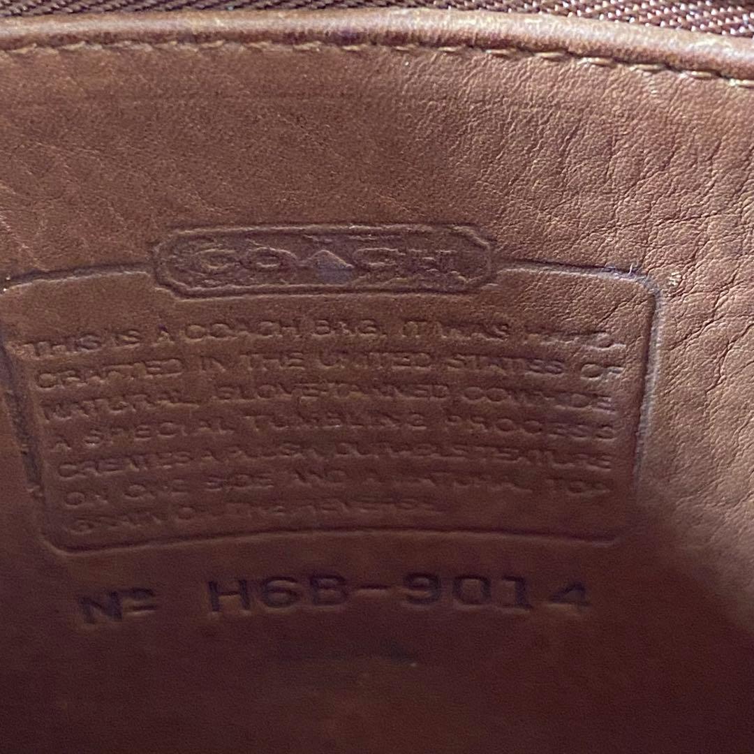 希少　オールドコーチ ショルダーバッグ 9014 ターンロック 茶 ビンテージ