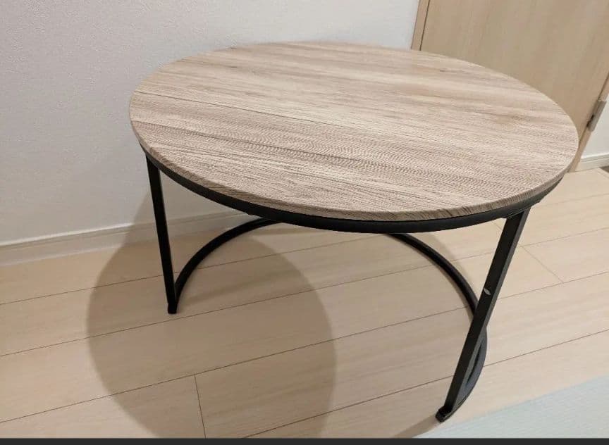 FOUBAM ラウンドコーヒーテーブル 2個セット FOUBAM ラウンドコーヒー