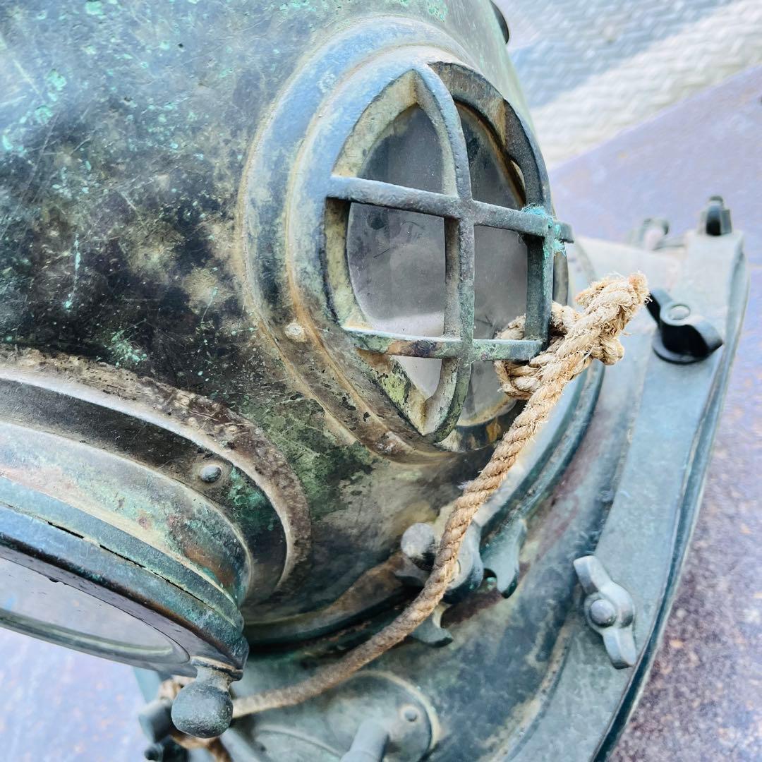 希少】東亜潜水機株式会社 ヘルメット式潜水 アンティークの潜水