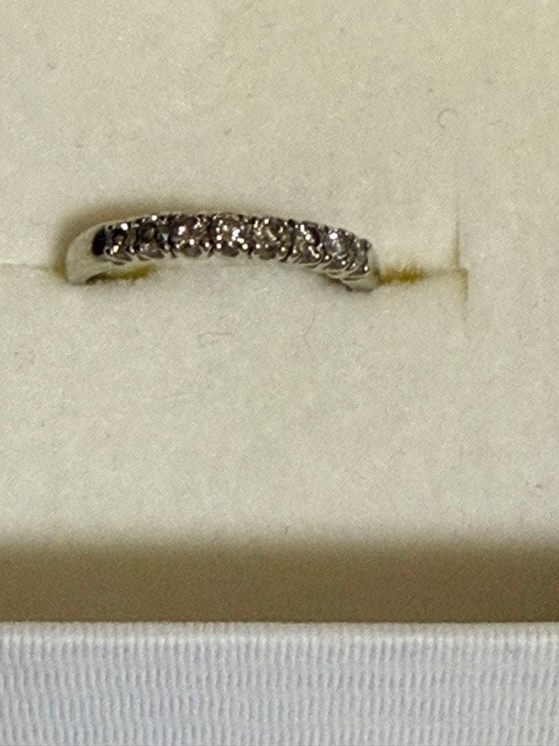 ジュエリーツツミ　K10 ダイヤ0.3カラットリング約11.5号