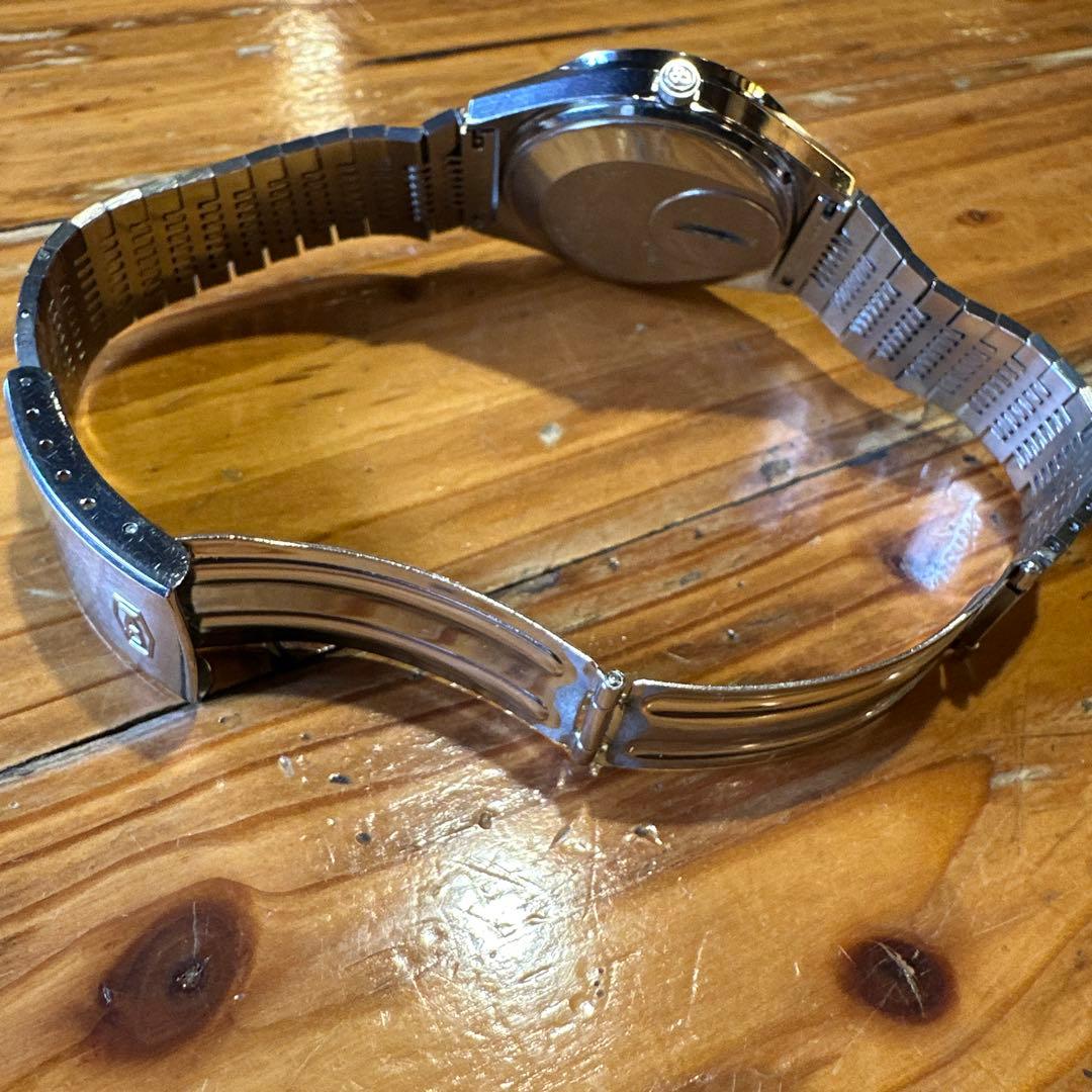 SEIKO キングクォーツ　腕時計 ブルー　稼動品　4823-8010 美品