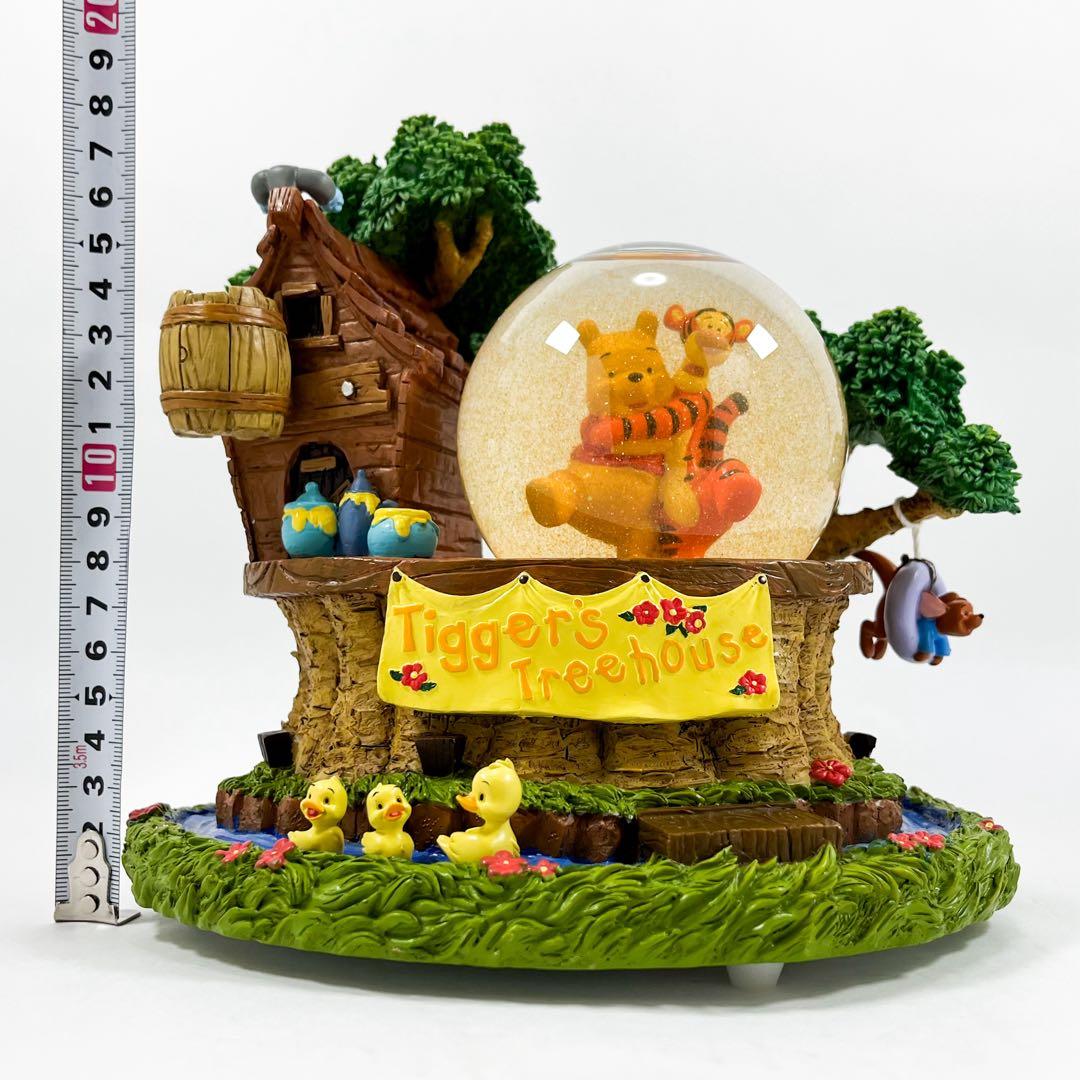 ディズニー プー ティガー イーヨー ルー ピグレット スノードーム オルゴール