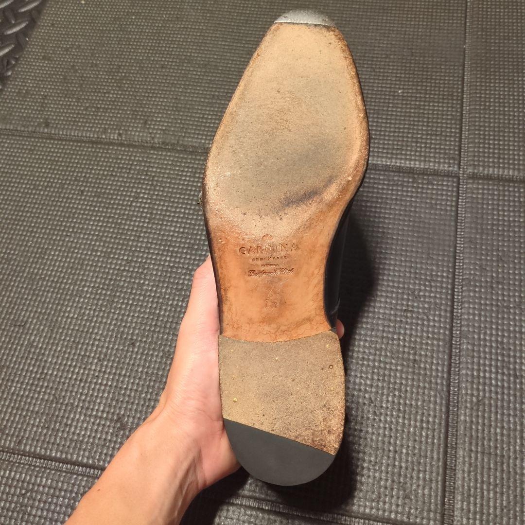 カルミナ　ブラック ダブルモンク サイズ7.5