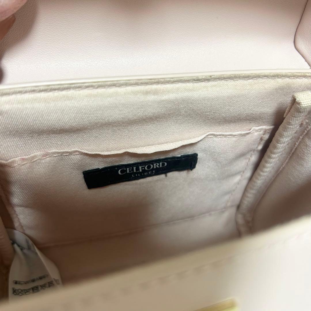 CELFORD ビジュースタッズポシェット ピンク