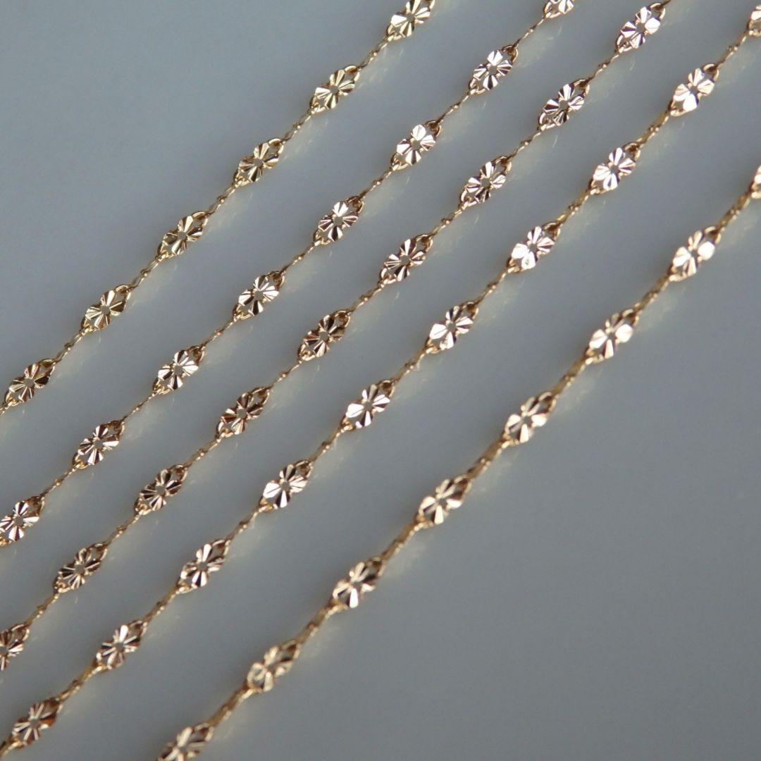 Uma Nami　k18リング　クローバーチェーン　チェーンリング