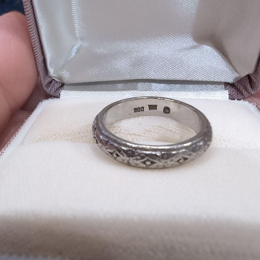 pt900 プラチナヴィンテージリング