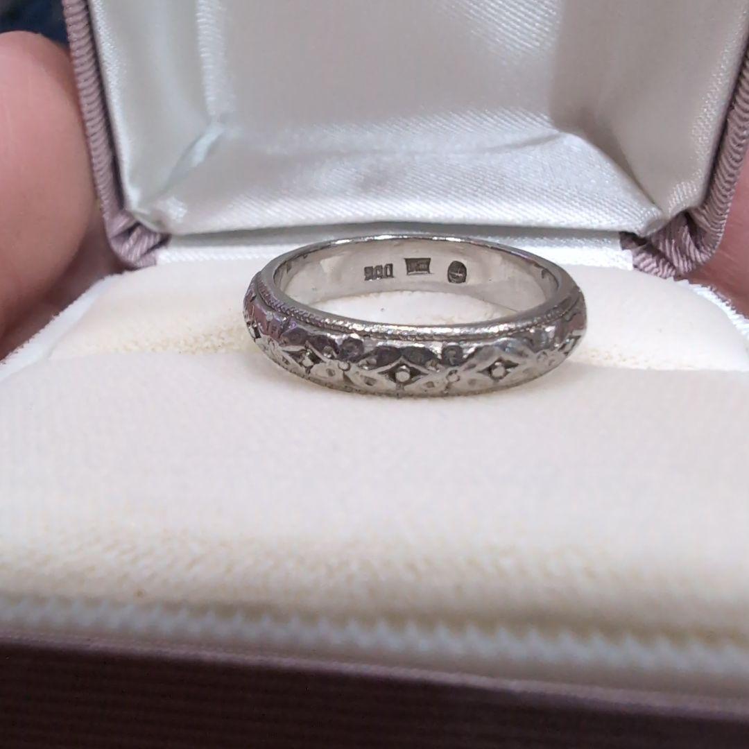 pt900 プラチナヴィンテージリング