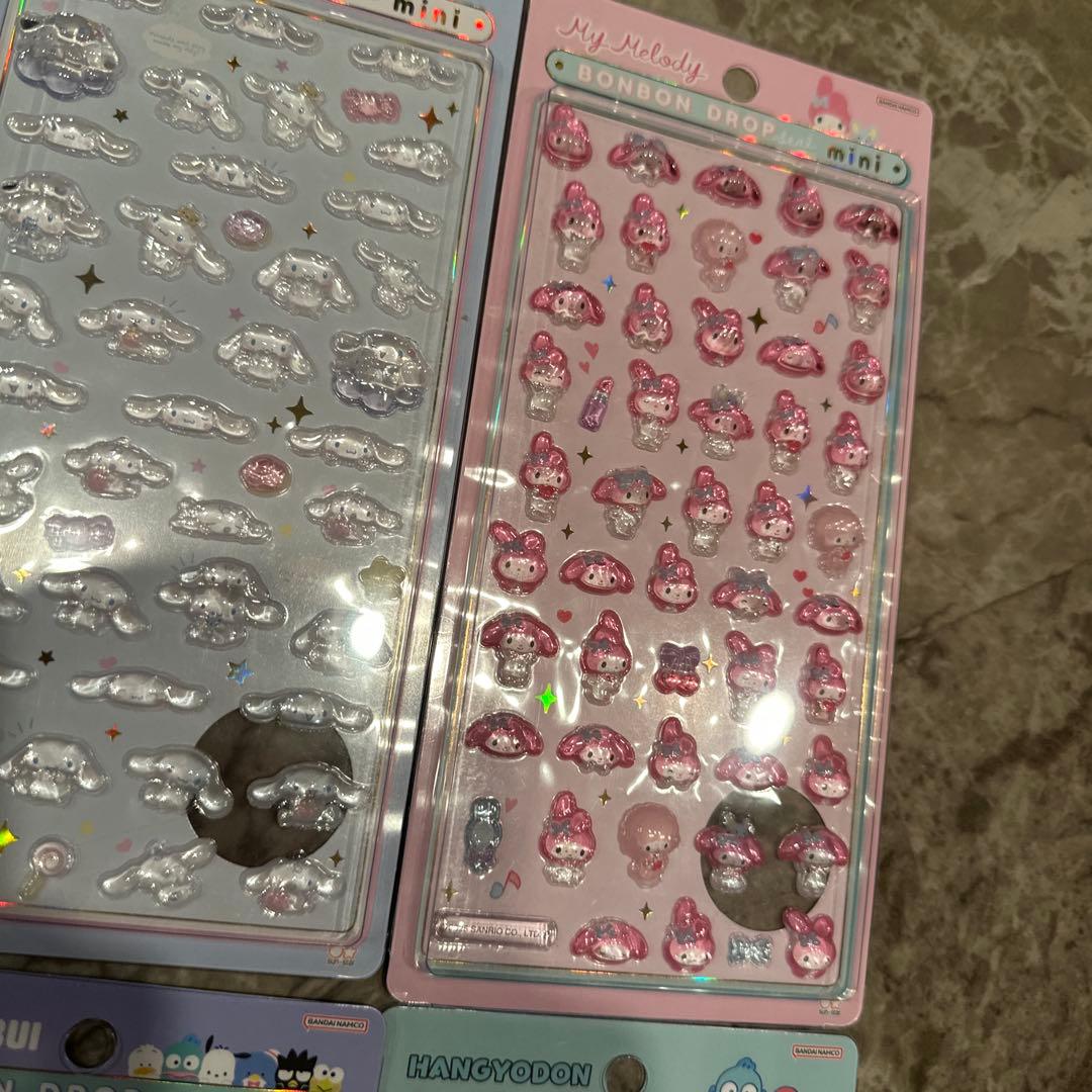 【正規品】8点セット正規品　ボンボンドロップシールミニminiサンリオ