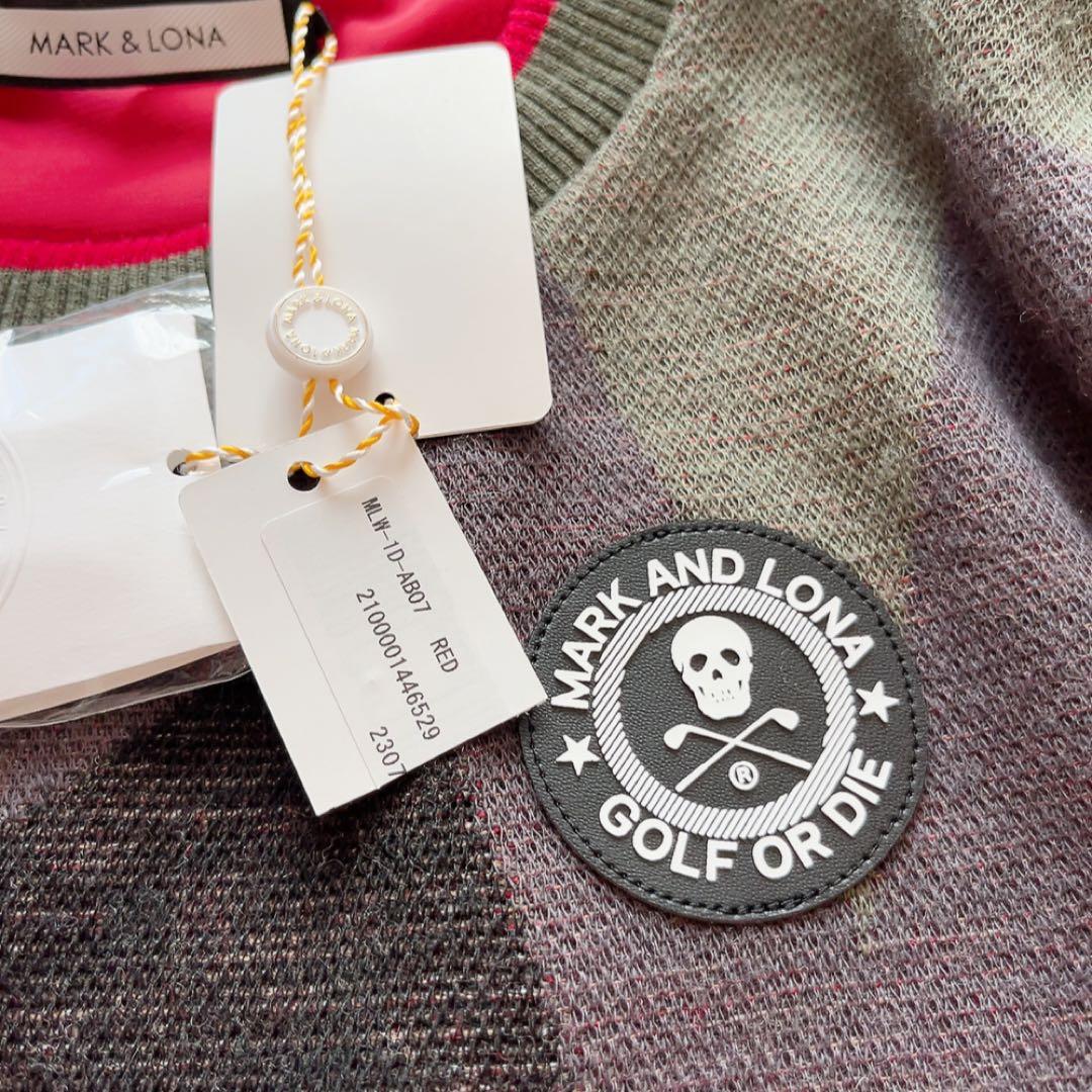 新品　マークアンドロナ　近年　防風　裏地付　セーター　スニード　スター　柄