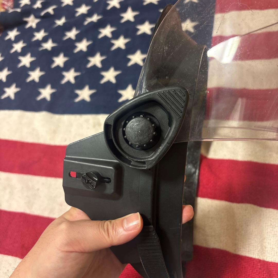 実物PAULSONフェイスシールド米警察装備CAGE CODE12858 B54 - メルカリ