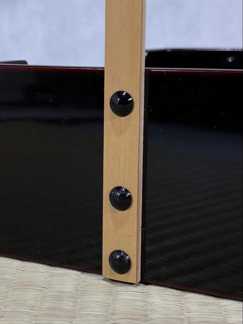 山中塗 塗師 二代 助田宗明造 竹手付 煙草盆 美品 共箱 茶道具 送料込