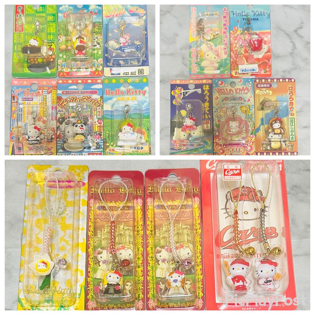 ハローキティ ご当地根付ストラップ 160個