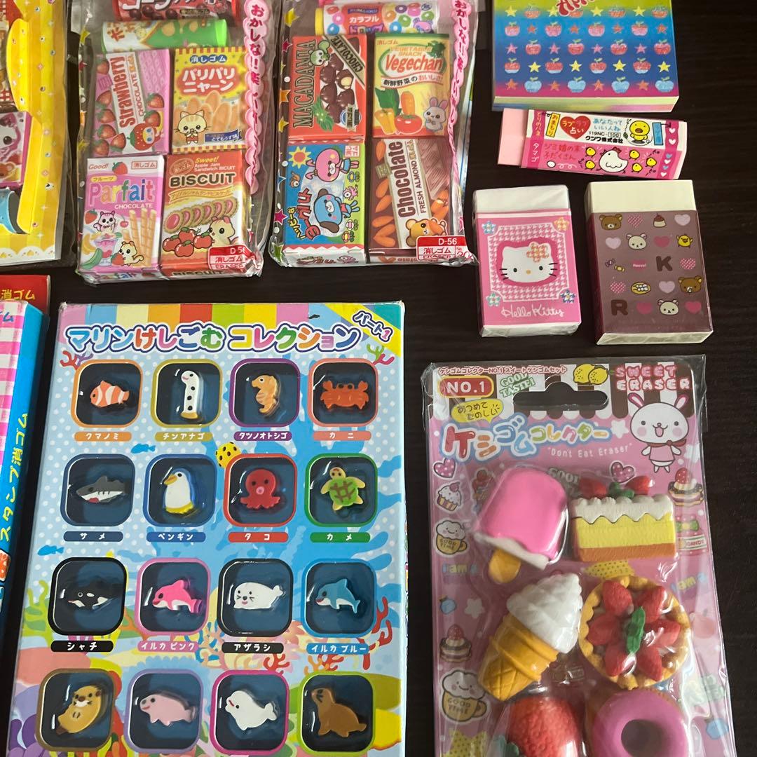激レア】平成レトロ文房具 消しゴム スタンプ メモセット おまけつき