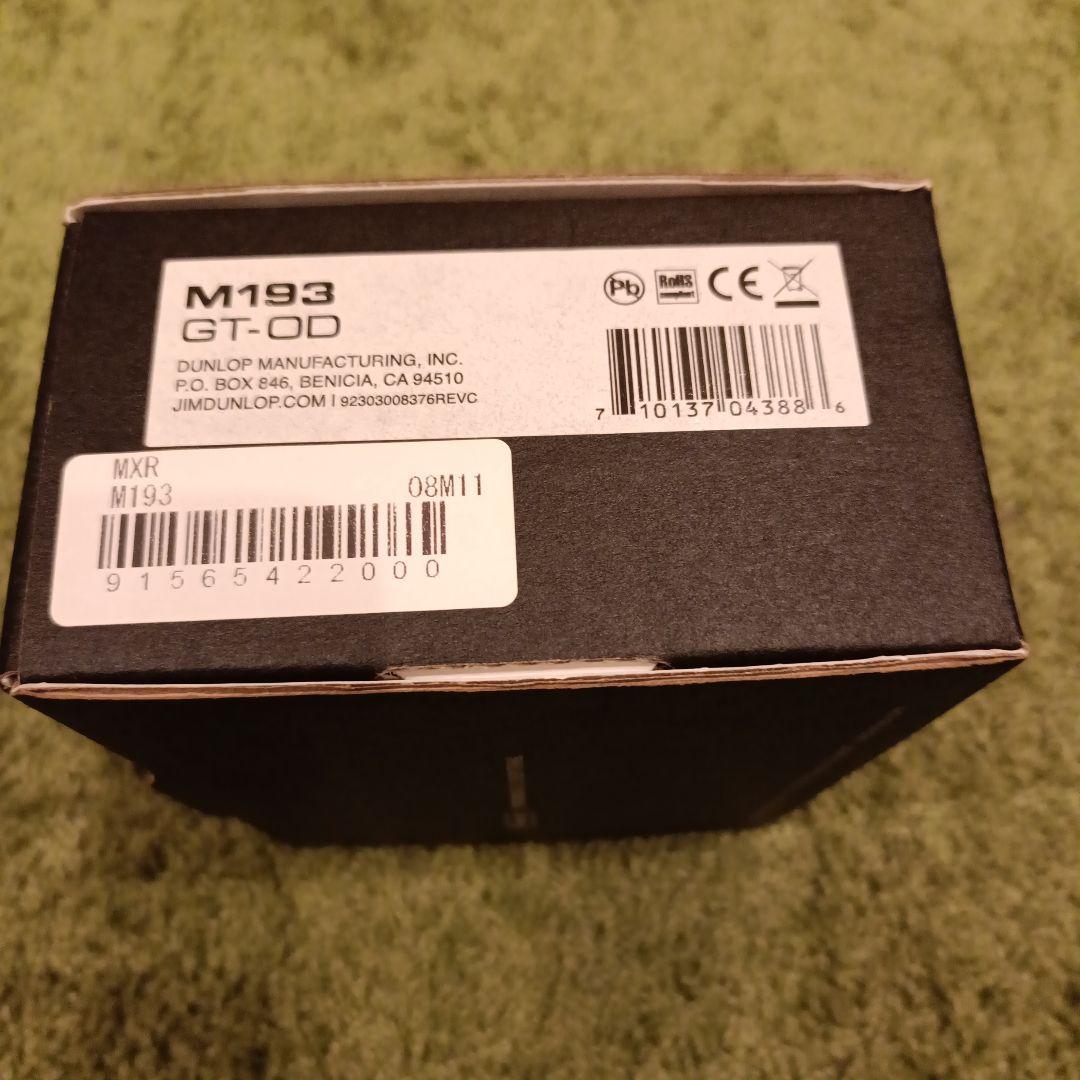 【美品】MXR GT-OD ギターエフェクター 緑