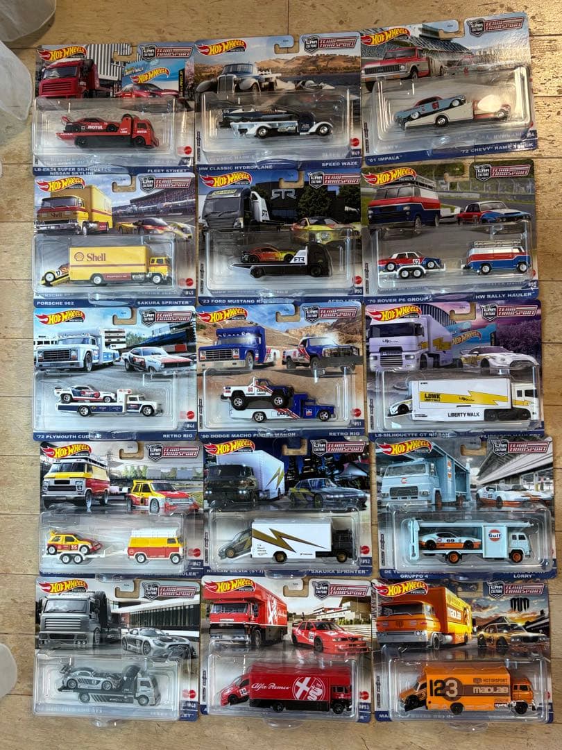 ホットウィール チームトランスポート まとめ売り