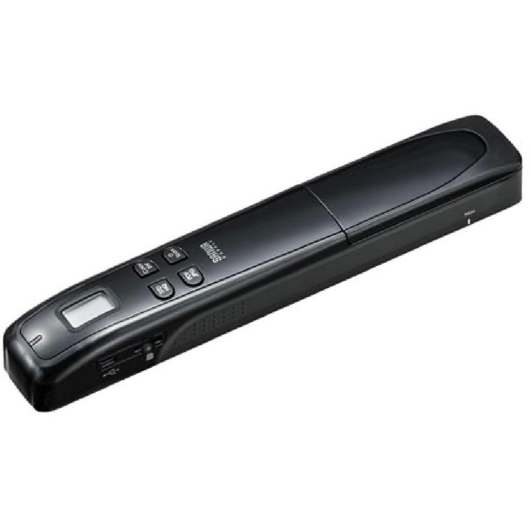 J*s様 PSC-HS2BK ポータブルハンディスキャナ　サンワ ダブルローラーで曲がらず真っすぐ読み取れるハンディスキャナ | マイ