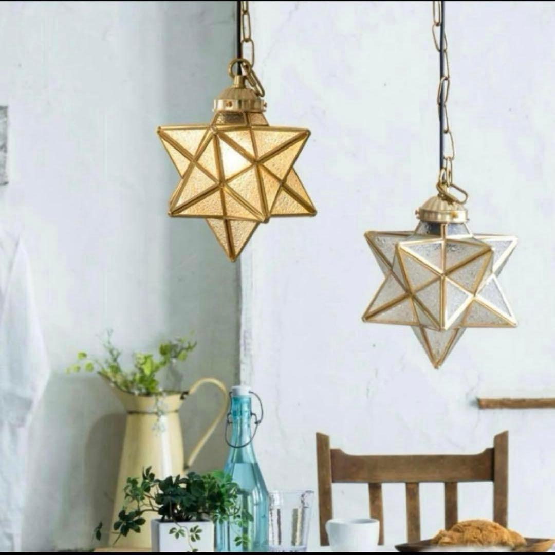 【新品未使用】ペンダントライト　ナイトライト　ルームライト　天井照明　星型