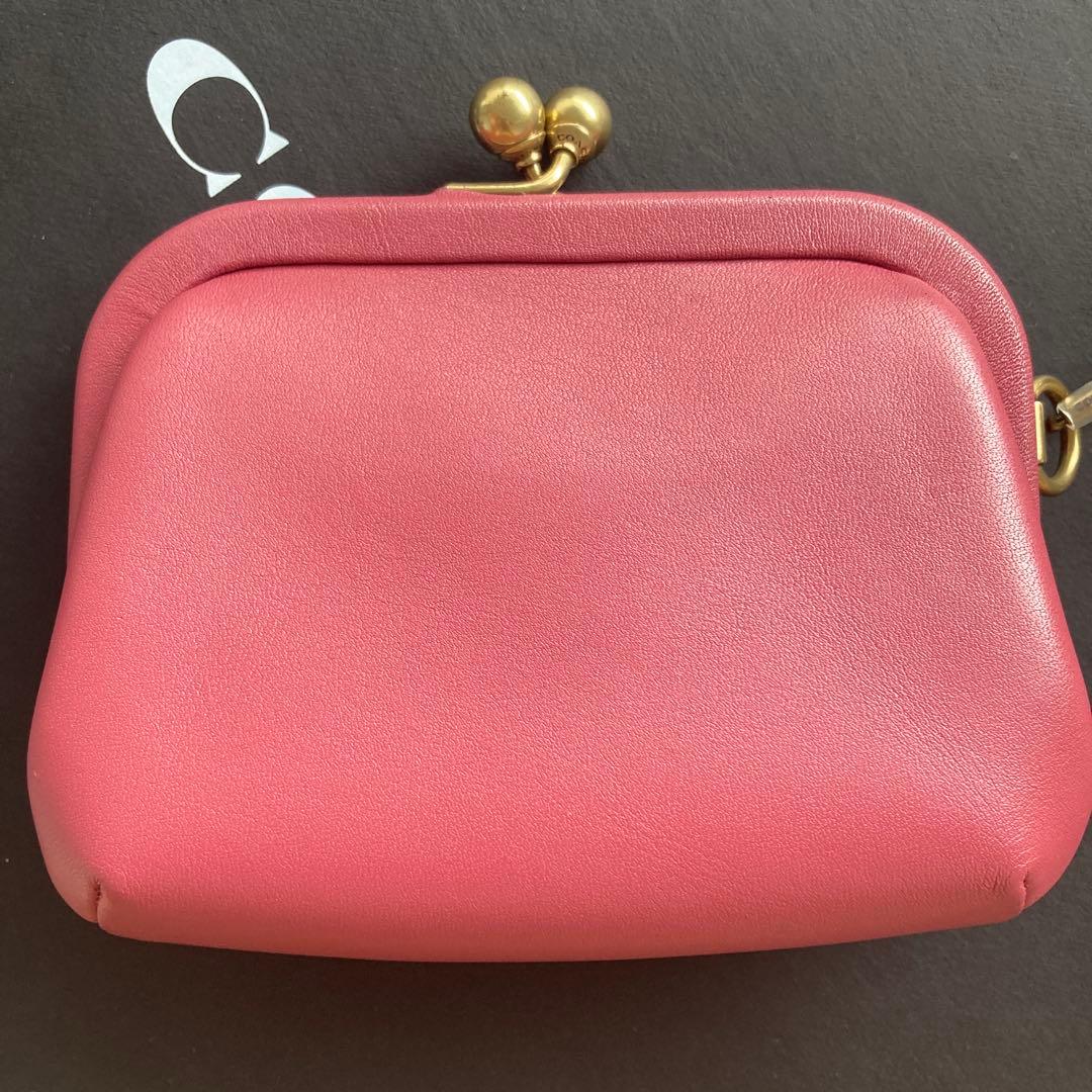 【美品】COACH コーチ　1941 がま口　キスロック　財布　カードケース