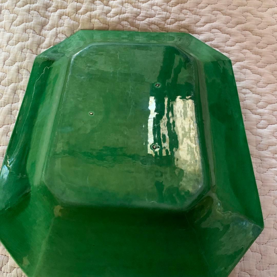 珉平焼 無地 額皿 柄なし