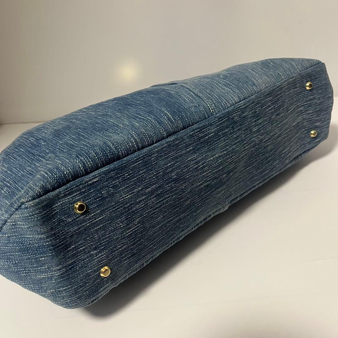 ✨未使用級✨　ATAO エルヴィ　ショルダーバッグ　デニム　ハンドバッグ