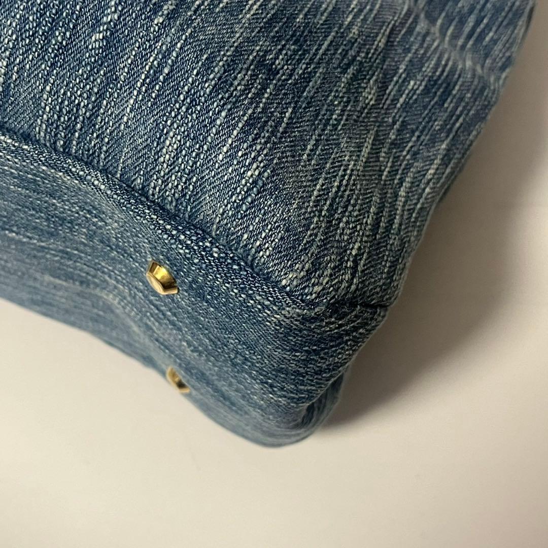 ✨未使用級✨　ATAO エルヴィ　ショルダーバッグ　デニム　ハンドバッグ