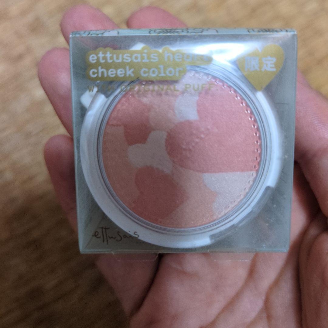 【新品未使用】エテュセ ハートチークカラー アプリコット 6個