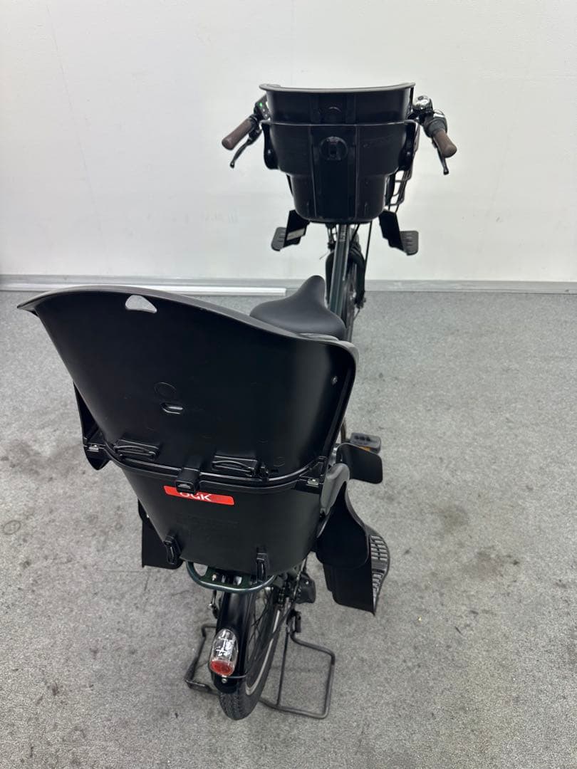 人気な車種　パナソニックギュットアニーズ　3人乗り電動自転車　子供乗せシート付き