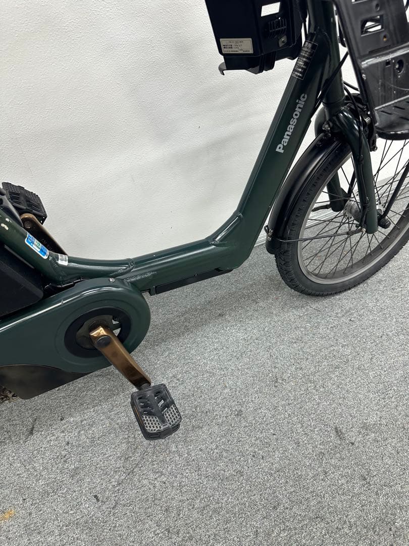 人気な車種　パナソニックギュットアニーズ　3人乗り電動自転車　子供乗せシート付き