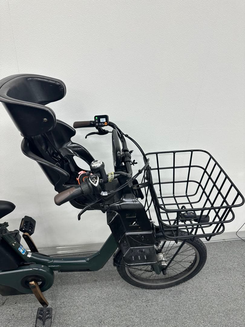 人気な車種　パナソニックギュットアニーズ　3人乗り電動自転車　子供乗せシート付き
