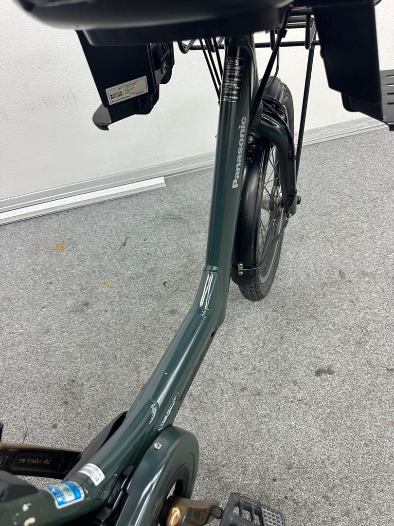 人気な車種　パナソニックギュットアニーズ　3人乗り電動自転車　子供乗せシート付き