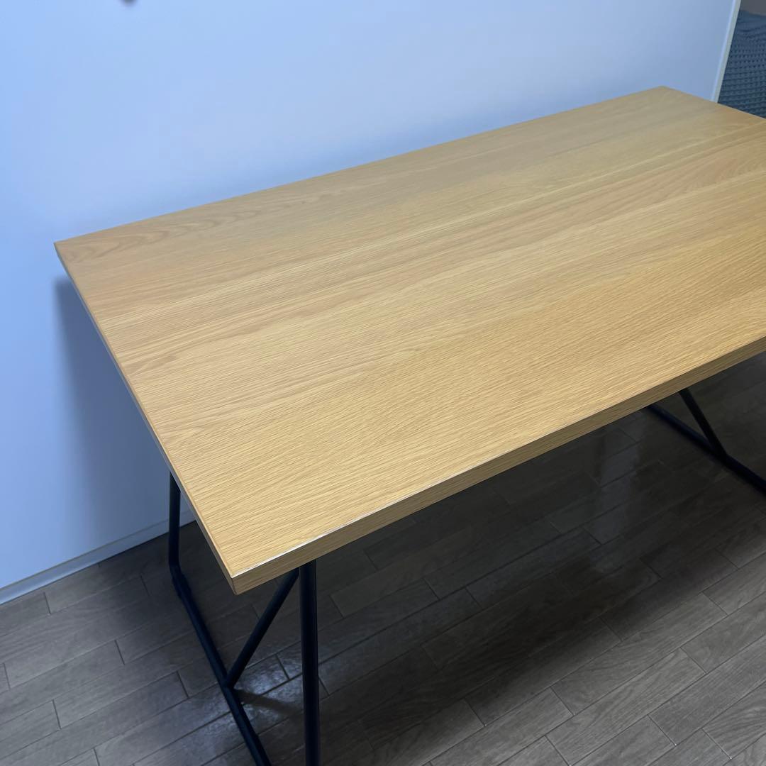 無印良品　折りたたみテーブル　オーク材　幅120cm